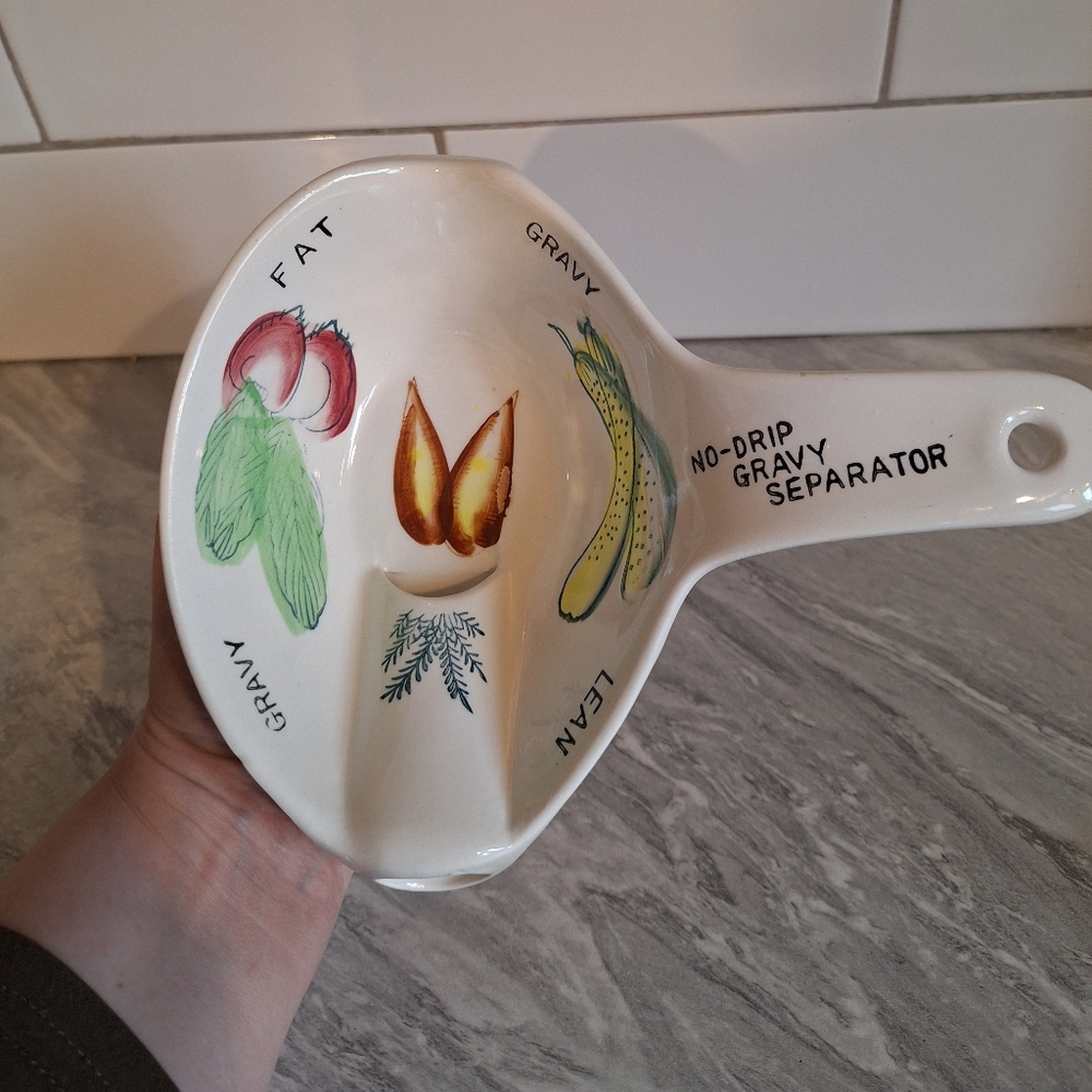 Vintage 1960s Gravy Boat